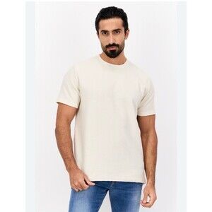 Cactus Man Ricky Singh T-Shirt Mens Medium Ivory Striped